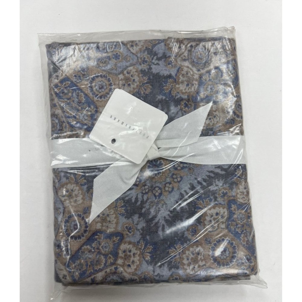 Pottery Barn Set of 2 Cora Medallion Organic Percale Shams Euro